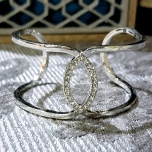Silver Adjustable Bracelet 2/$15 NEW
